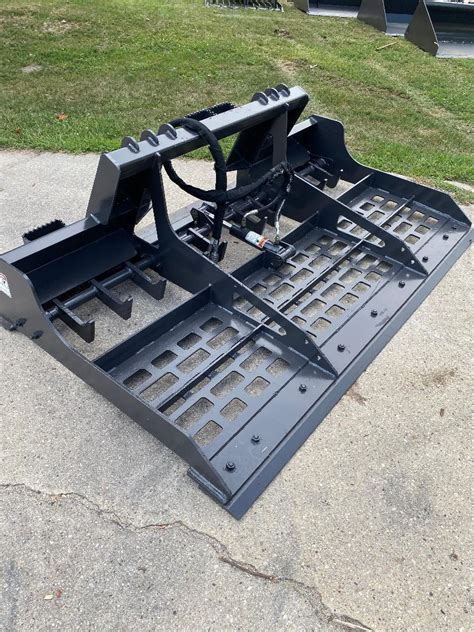 skid steer rotary hoe|skid steer leveling attachment.